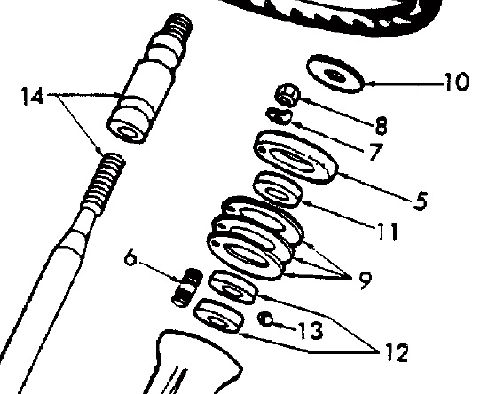 Steering Nut - Fordson Dexta